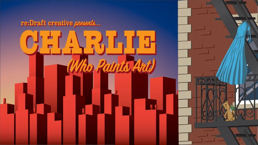 Charlie (Who paints art) Facebook banner