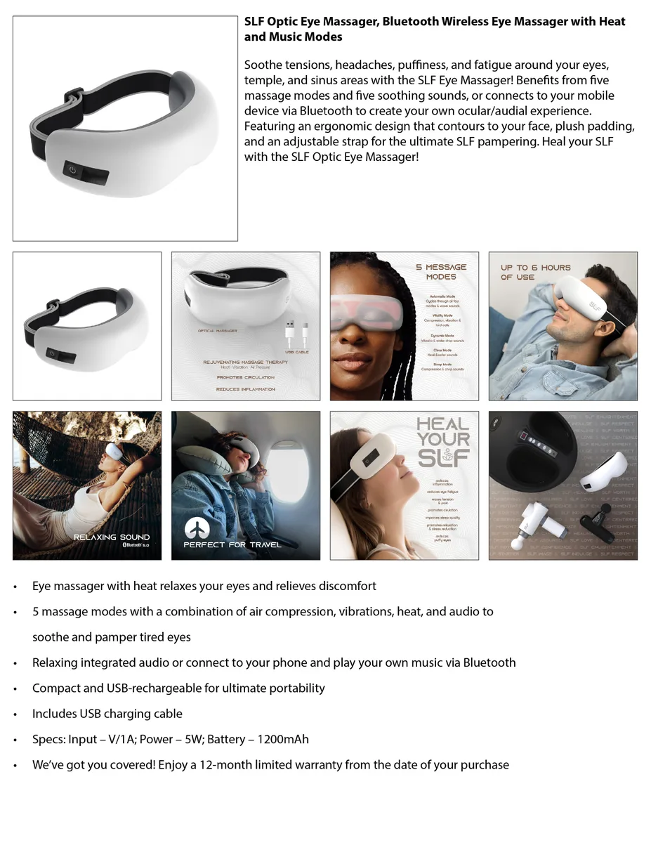 SELF — Optic Eye Massager full listing layout