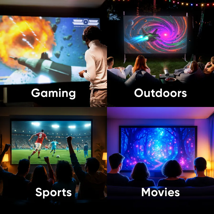 Tzumi — GoTheater Stand Projector Multiple Viewing Angles detail image